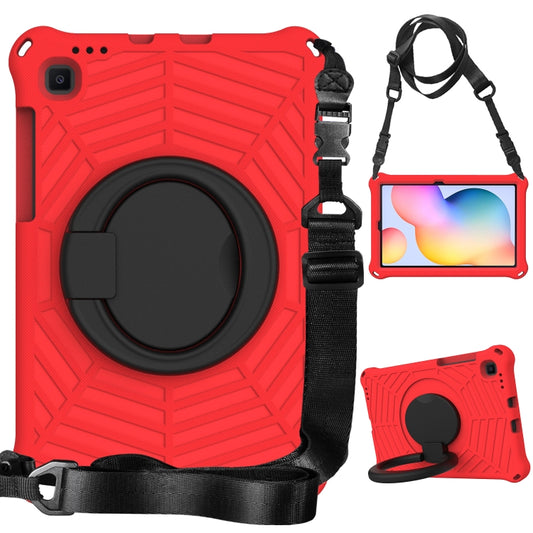 For Samsung Galaxy Tab S6 Lite P610 Spider King Silicone Protective Tablet Case(Red) - Tab S6 Lite P610 / P615 by buy2fix | Online Shopping UK | buy2fix