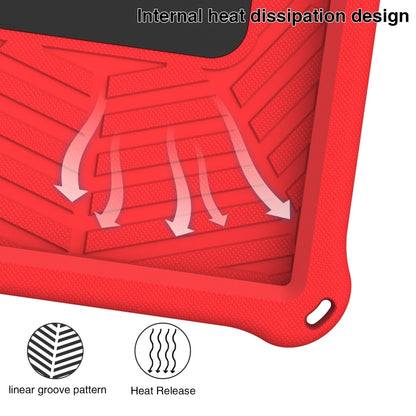 For Samsung Galaxy Tab S6 Lite P610 Spider King Silicone Protective Tablet Case(Red) - Tab S6 Lite P610 / P615 by buy2fix | Online Shopping UK | buy2fix