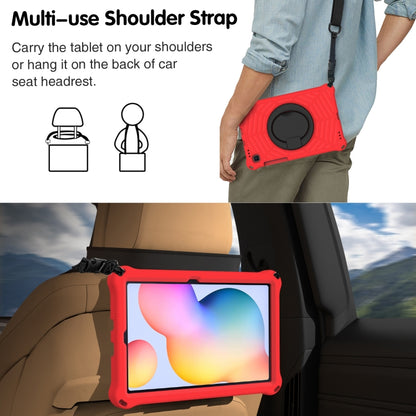 For Samsung Galaxy Tab S6 Lite P610 Spider King Silicone Protective Tablet Case(Red) - Tab S6 Lite P610 / P615 by buy2fix | Online Shopping UK | buy2fix