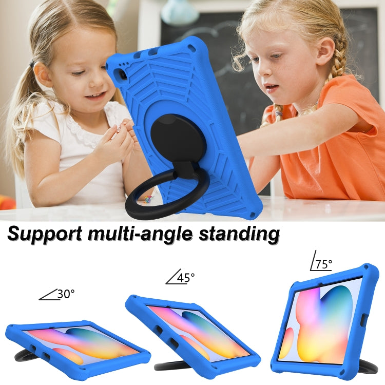 For Samsung Galaxy Tab S6 Lite P610 Spider King Silicone Protective Tablet Case(Blue) - Tab S6 Lite P610 / P615 by buy2fix | Online Shopping UK | buy2fix