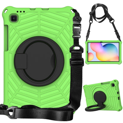 For Samsung Galaxy Tab S6 Lite P610 Spider King Silicone Protective Tablet Case(Green) - Tab S6 Lite P610 / P615 by buy2fix | Online Shopping UK | buy2fix