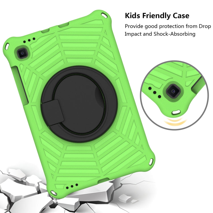 For Samsung Galaxy Tab S6 Lite P610 Spider King Silicone Protective Tablet Case(Green) - Tab S6 Lite P610 / P615 by buy2fix | Online Shopping UK | buy2fix