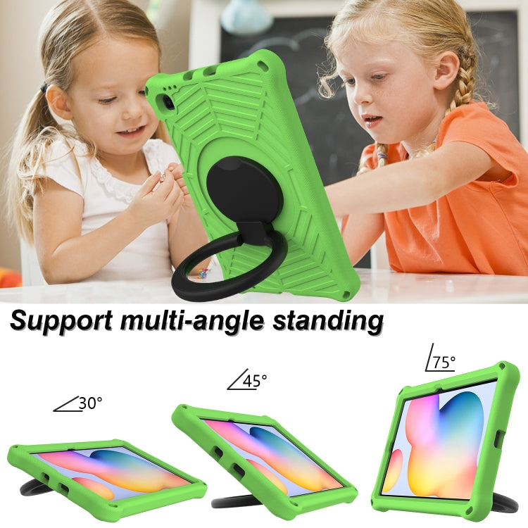 For Samsung Galaxy Tab S6 Lite P610 Spider King Silicone Protective Tablet Case(Green) - Tab S6 Lite P610 / P615 by buy2fix | Online Shopping UK | buy2fix