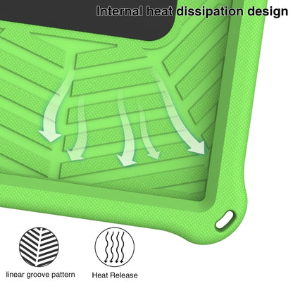 For Samsung Galaxy Tab S6 Lite P610 Spider King Silicone Protective Tablet Case(Green) - Tab S6 Lite P610 / P615 by buy2fix | Online Shopping UK | buy2fix