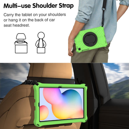 For Samsung Galaxy Tab S6 Lite P610 Spider King Silicone Protective Tablet Case(Green) - Tab S6 Lite P610 / P615 by buy2fix | Online Shopping UK | buy2fix