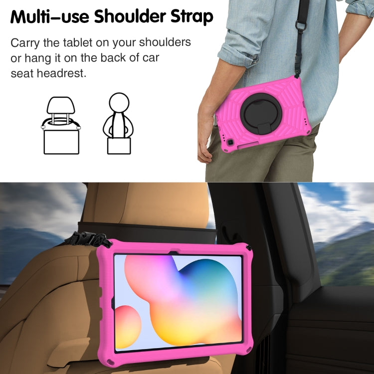 For Samsung Galaxy Tab S6 Lite P610 Spider King Silicone Protective Tablet Case(Rose Red) - Tab S6 Lite P610 / P615 by buy2fix | Online Shopping UK | buy2fix