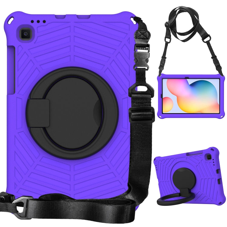For Samsung Galaxy Tab S6 Lite P610 Spider King Silicone Protective Tablet Case(Purple) - Tab S6 Lite P610 / P615 by buy2fix | Online Shopping UK | buy2fix