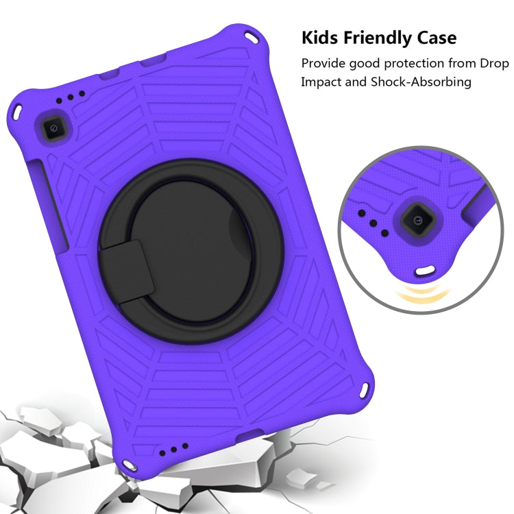 For Samsung Galaxy Tab S6 Lite P610 Spider King Silicone Protective Tablet Case(Purple) - Tab S6 Lite P610 / P615 by buy2fix | Online Shopping UK | buy2fix