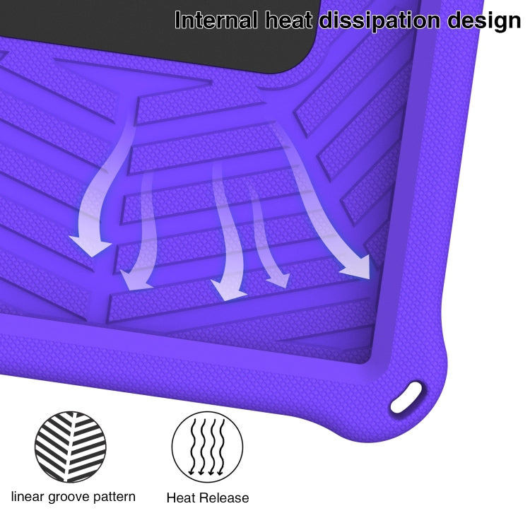 For Samsung Galaxy Tab S6 Lite P610 Spider King Silicone Protective Tablet Case(Purple) - Tab S6 Lite P610 / P615 by buy2fix | Online Shopping UK | buy2fix