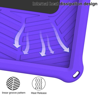 For Samsung Galaxy Tab S6 Lite P610 Spider King Silicone Protective Tablet Case(Purple) - Tab S6 Lite P610 / P615 by buy2fix | Online Shopping UK | buy2fix