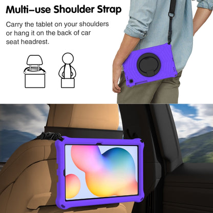 For Samsung Galaxy Tab S6 Lite P610 Spider King Silicone Protective Tablet Case(Purple) - Tab S6 Lite P610 / P615 by buy2fix | Online Shopping UK | buy2fix