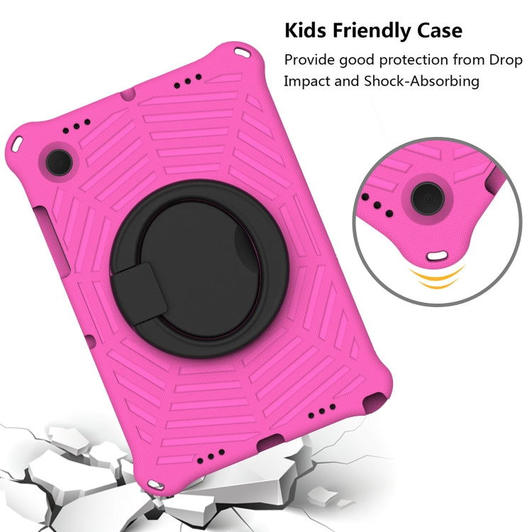 For Samsung Galaxy Tab A8 10.5 X205 / X200 Spider King Silicone Protective Tablet Case(Rose Red) - Other Galaxy Tab PC by buy2fix | Online Shopping UK | buy2fix