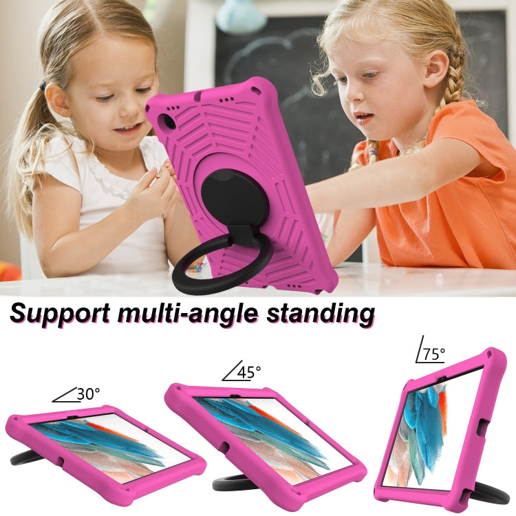 For Samsung Galaxy Tab A8 10.5 X205 / X200 Spider King Silicone Protective Tablet Case(Rose Red) - Other Galaxy Tab PC by buy2fix | Online Shopping UK | buy2fix