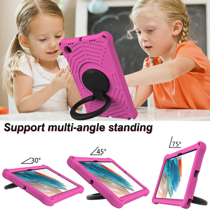 For Samsung Galaxy Tab A8 10.5 X205 / X200 Spider King Silicone Protective Tablet Case(Rose Red) - Other Galaxy Tab PC by buy2fix | Online Shopping UK | buy2fix