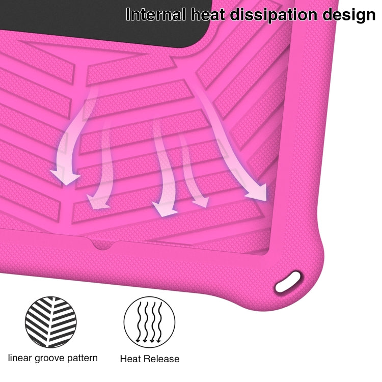 For Samsung Galaxy Tab A8 10.5 X205 / X200 Spider King Silicone Protective Tablet Case(Rose Red) - Other Galaxy Tab PC by buy2fix | Online Shopping UK | buy2fix