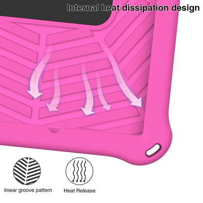 For Samsung Galaxy Tab A8 10.5 X205 / X200 Spider King Silicone Protective Tablet Case(Rose Red) - Other Galaxy Tab PC by buy2fix | Online Shopping UK | buy2fix