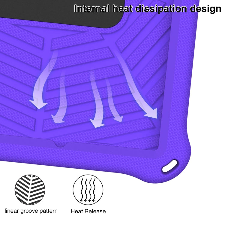 For Samsung Galaxy Tab A8 10.5 X205 / X200 Spider King Silicone Protective Tablet Case(Purple) - Other Galaxy Tab PC by buy2fix | Online Shopping UK | buy2fix