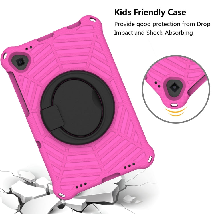 For Samsung Galaxy Tab A 10.1 2019 T510 Spider King Silicone Protective Tablet Case(Rose Red) - Tab A 10.1 (2019) T510 / T515 by buy2fix | Online Shopping UK | buy2fix