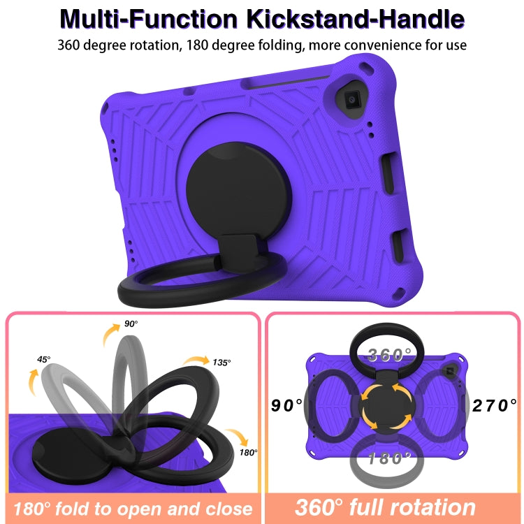 For Samsung Galaxy Tab A 10.1 2019 T510 Spider King Silicone Protective Tablet Case(Purple) - Tab A 10.1 (2019) T510 / T515 by buy2fix | Online Shopping UK | buy2fix