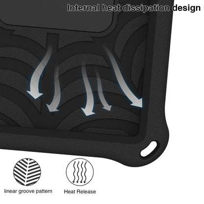 For Samsung Galaxy Tab A 8.4 2020 SM-T307 Spider King Silicone Protective Tablet Case(Black) - Tab A 8.4 (2020) by buy2fix | Online Shopping UK | buy2fix