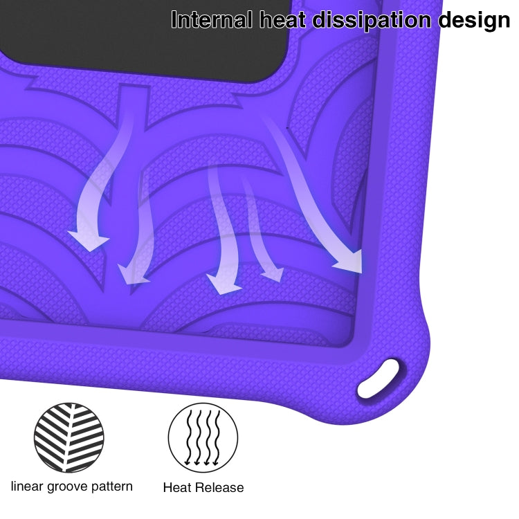 For Samsung Galaxy Tab A 8.4 2020 SM-T307 Spider King Silicone Protective Tablet Case(Purple) - Tab A 8.4 (2020) by buy2fix | Online Shopping UK | buy2fix