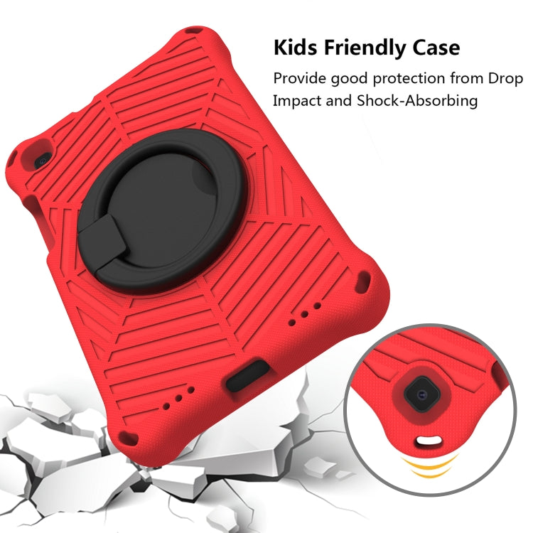 For Samsung Galaxy Tab A 8 SM-T290 Spider King Silicone Protective Tablet Case(Red) by buy2fix