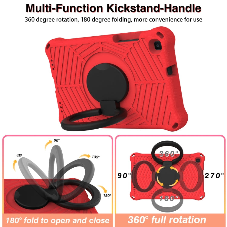 For Samsung Galaxy Tab A 8 SM-T290 Spider King Silicone Protective Tablet Case(Red) by buy2fix