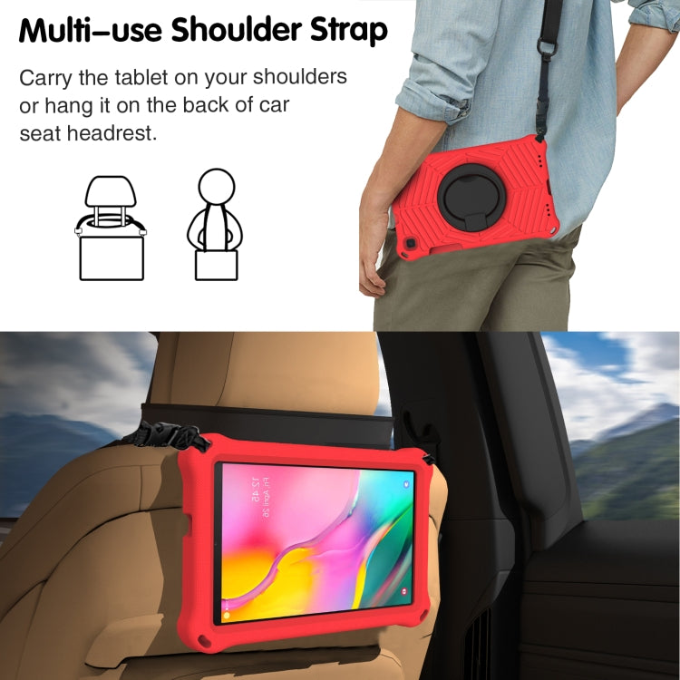 For Samsung Galaxy Tab A 8 SM-T290 Spider King Silicone Protective Tablet Case(Red) by buy2fix