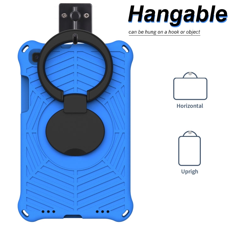 For Samsung Galaxy Tab A 8 SM-T290 Spider King Silicone Protective Tablet Case(Blue) by buy2fix