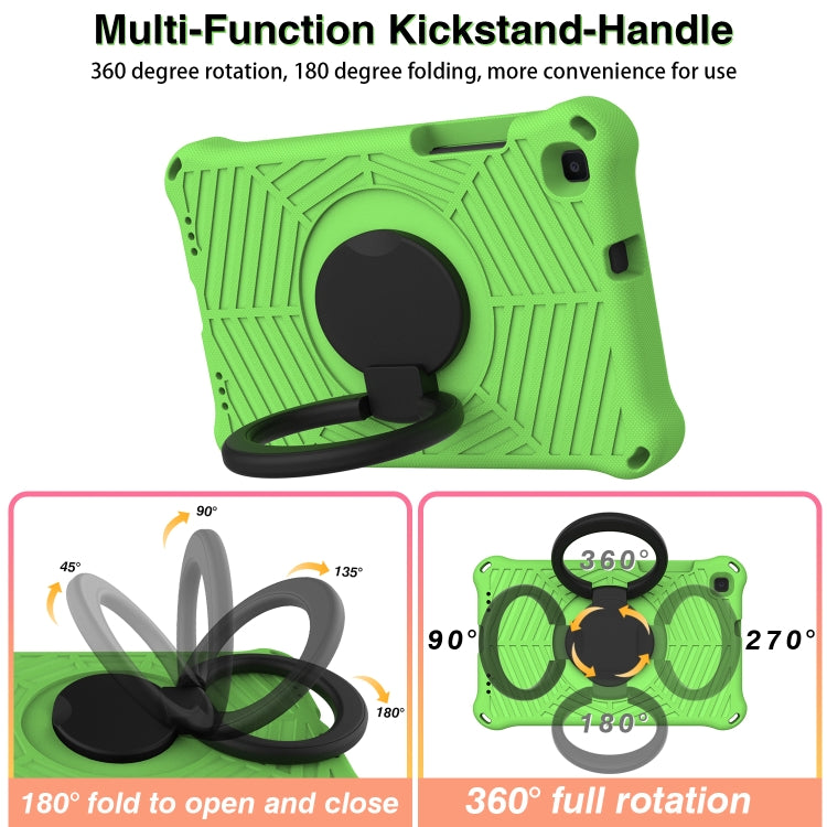 For Samsung Galaxy Tab A 8 SM-T290 Spider King Silicone Protective Tablet Case(Green) by buy2fix