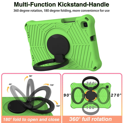 For Samsung Galaxy Tab A 8 SM-T290 Spider King Silicone Protective Tablet Case(Green) by buy2fix