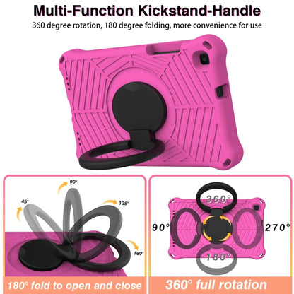 For Samsung Galaxy Tab A 8 SM-T290 Spider King Silicone Protective Tablet Case(Rose Red) by buy2fix