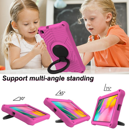 For Samsung Galaxy Tab A 8 SM-T290 Spider King Silicone Protective Tablet Case(Rose Red) by buy2fix