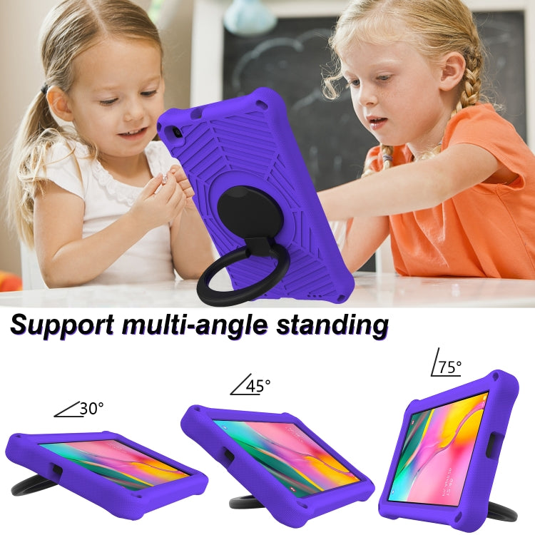 For Samsung Galaxy Tab A 8 SM-T290 Spider King Silicone Protective Tablet Case(Purple) by buy2fix