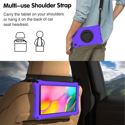 For Samsung Galaxy Tab A 8 SM-T290 Spider King Silicone Protective Tablet Case(Purple) by buy2fix