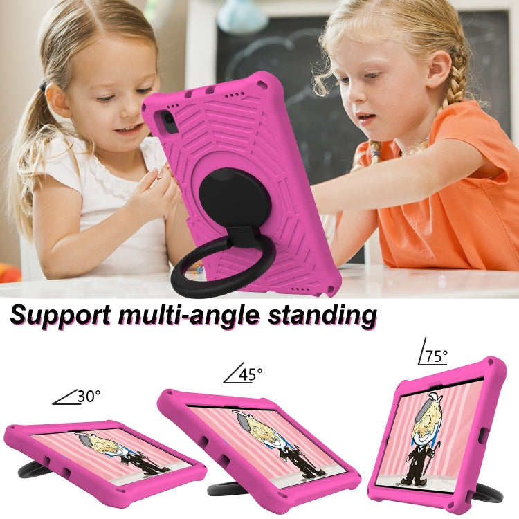 For Samsung Galaxy Tab A7 10.4 2020 T500 Spider King Silicone Protective Tablet Case(Rose Red) - Other Galaxy Tab PC by buy2fix | Online Shopping UK | buy2fix