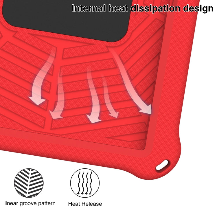 For Samsung Galaxy Tab S5e 10.5 2019 SM-T720/T725 Spider King Silicone Protective Tablet Case(Red) - Tab S5E 10.5 T720 / T725 by buy2fix | Online Shopping UK | buy2fix