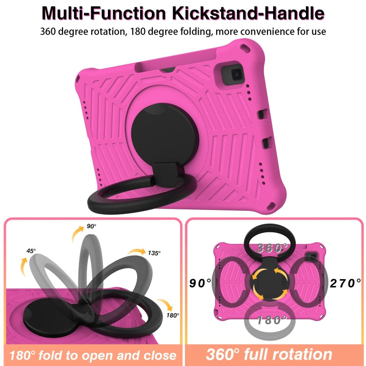 For Samsung Galaxy Tab S5e 10.5 2019 SM-T720/T725 Spider King Silicone Protective Tablet Case(Rose Red) - Tab S5E 10.5 T720 / T725 by buy2fix | Online Shopping UK | buy2fix