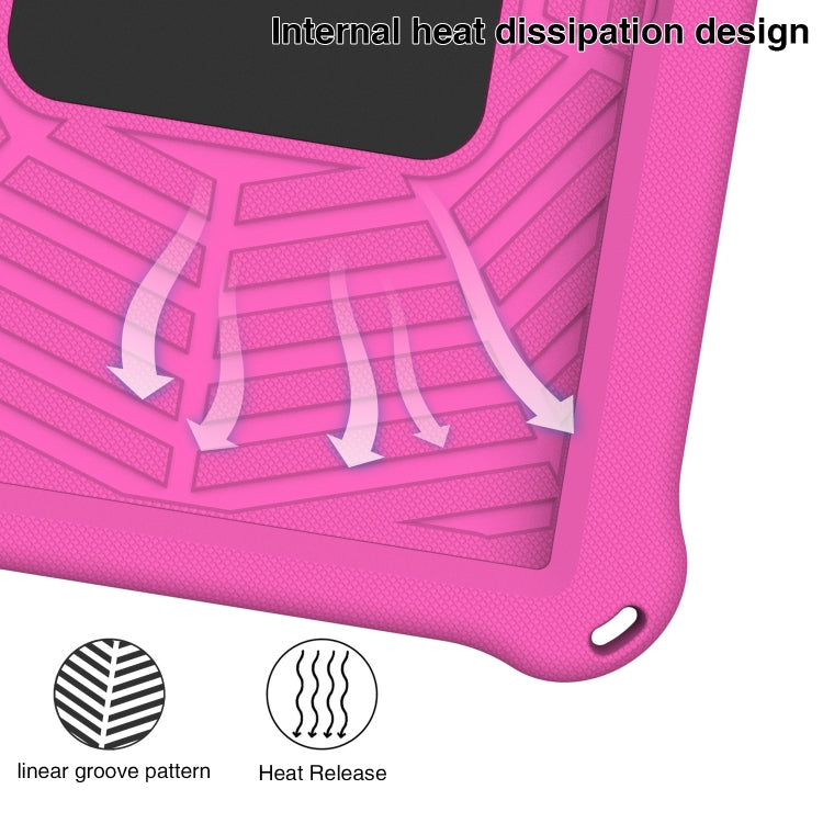 For Samsung Galaxy Tab S5e 10.5 2019 SM-T720/T725 Spider King Silicone Protective Tablet Case(Rose Red) - Tab S5E 10.5 T720 / T725 by buy2fix | Online Shopping UK | buy2fix