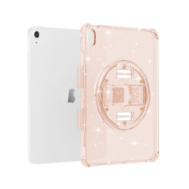 For iPad 2025 / 2022 Terminator Shockproof Glitter Powder Tablet Case with Holder(Gold) - iPad 2025 / 2022 Cases by buy2fix | Online Shopping UK | buy2fix