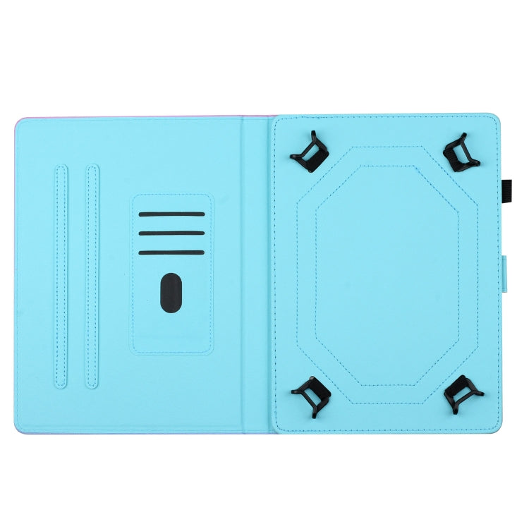 For 10 inch Coloured Drawing Stitching Leather Tablet Case(Panda) - 10 - 11 inch by buy2fix | Online Shopping UK | buy2fix