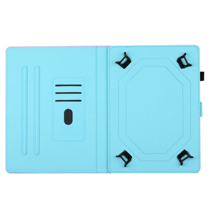 For 10 inch Coloured Drawing Stitching Leather Tablet Case(Elephant) - 10 - 11 inch by buy2fix | Online Shopping UK | buy2fix