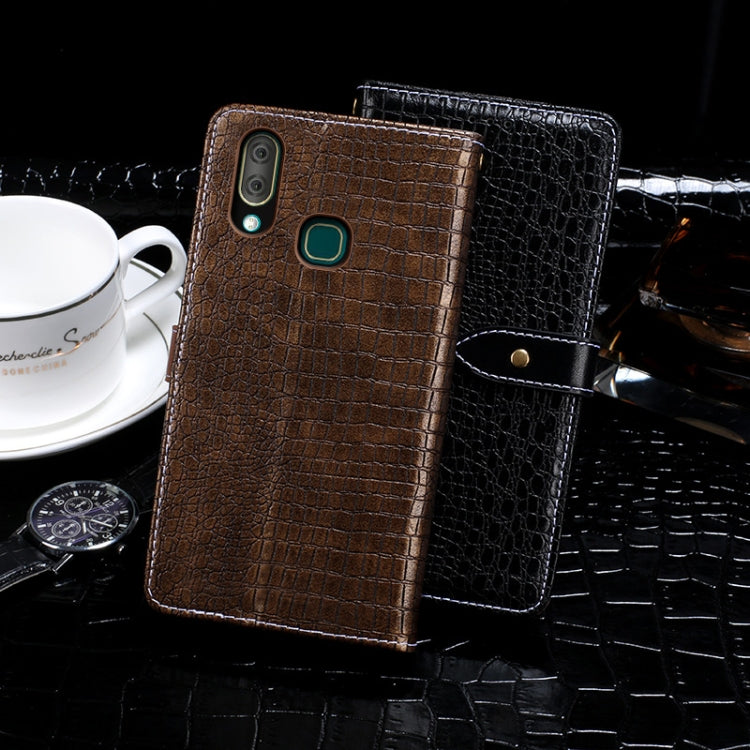 For Leagoo S11 idewei Crocodile Texture Horizontal Flip Leather Case with Holder & Card Slots & Wallet(Dark Blue) - More Brand by idewei | Online Shopping UK | buy2fix