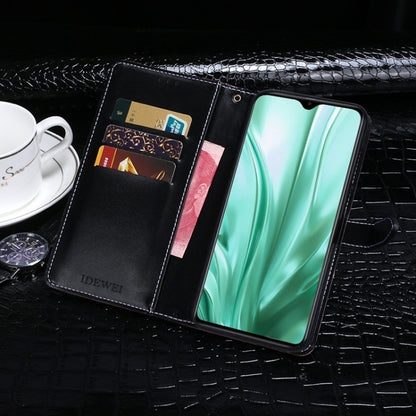 For Leagoo S11 idewei Crocodile Texture Horizontal Flip Leather Case with Holder & Card Slots & Wallet(Dark Blue) - More Brand by idewei | Online Shopping UK | buy2fix
