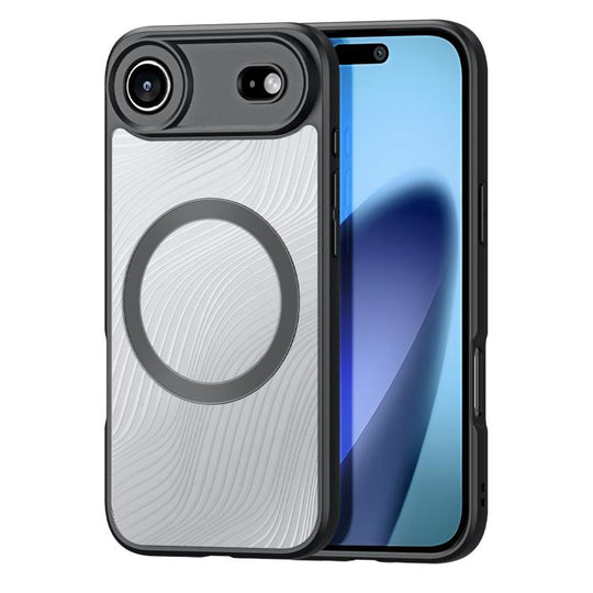 For iPhone 17 Air DUX DUCIS Aimo Mag Series TPU + PC MagSafe Frosted Feel Phone Case(Black)
