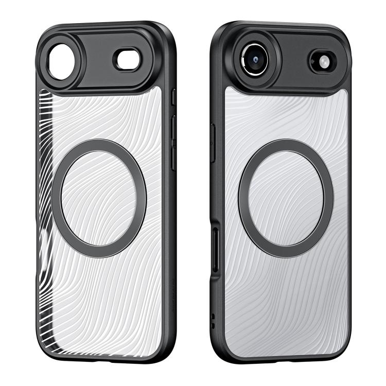 For iPhone Air DUX DUCIS Aimo Mag Series TPU + PC MagSafe Frosted Feel Phone Case(Black) - iPhone Air Cases by DUX DUCIS | Online Shopping UK | buy2fix