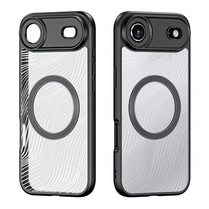 For iPhone Air DUX DUCIS Aimo Mag Series TPU + PC MagSafe Frosted Feel Phone Case(Black) - iPhone Air Cases by DUX DUCIS | Online Shopping UK | buy2fix