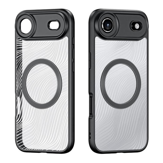 For iPhone Air DUX DUCIS Aimo Mag Series TPU + PC MagSafe Frosted Feel Phone Case(Black) - iPhone Air Cases by DUX DUCIS | Online Shopping UK | buy2fix