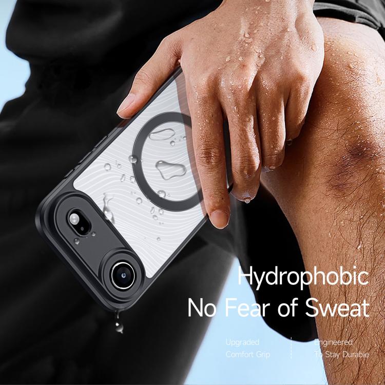 For iPhone Air DUX DUCIS Aimo Mag Series TPU + PC MagSafe Frosted Feel Phone Case(Black) - iPhone Air Cases by DUX DUCIS | Online Shopping UK | buy2fix