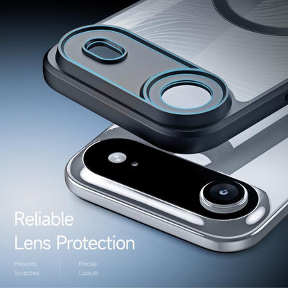 For iPhone Air DUX DUCIS Aimo Mag Series TPU + PC MagSafe Frosted Feel Phone Case(Black) - iPhone Air Cases by DUX DUCIS | Online Shopping UK | buy2fix